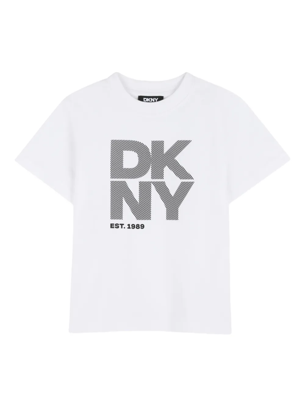 Комплект футболок с логотипом Dkny Kids, черный — фото 3