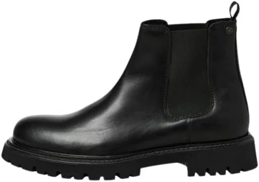 Мужские кожаные ботинки челси Jfwdixon от Jack & Jones, Charcoal