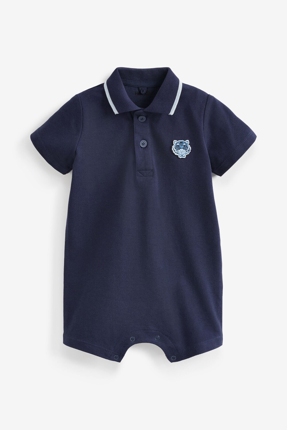 

Детский комбинезон-поло с логотипом Kenzo Kids, синий