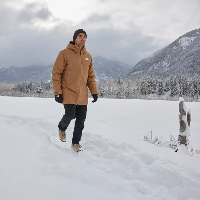Мужские непромокаемые ботинки Larimer Mid The North Face, цвет Khaki Stone/New Taupe — фото 2