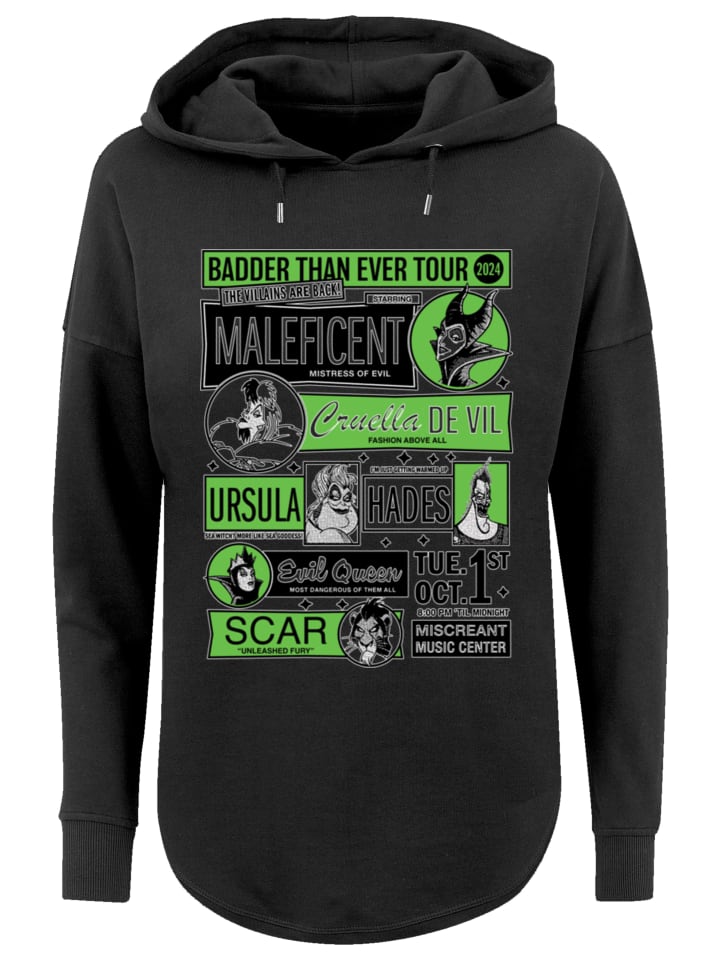 

Пуловер F4NT4STIC Oversized Hoodie Disney Villians Are Back, черный