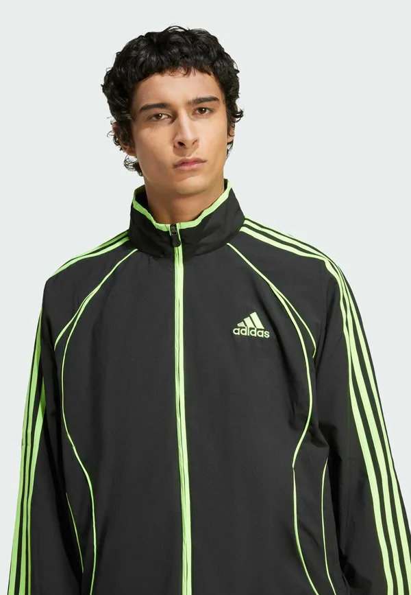 Тренировочная куртка teamgeist Adidas Originals, Black Signal Green — фото 3