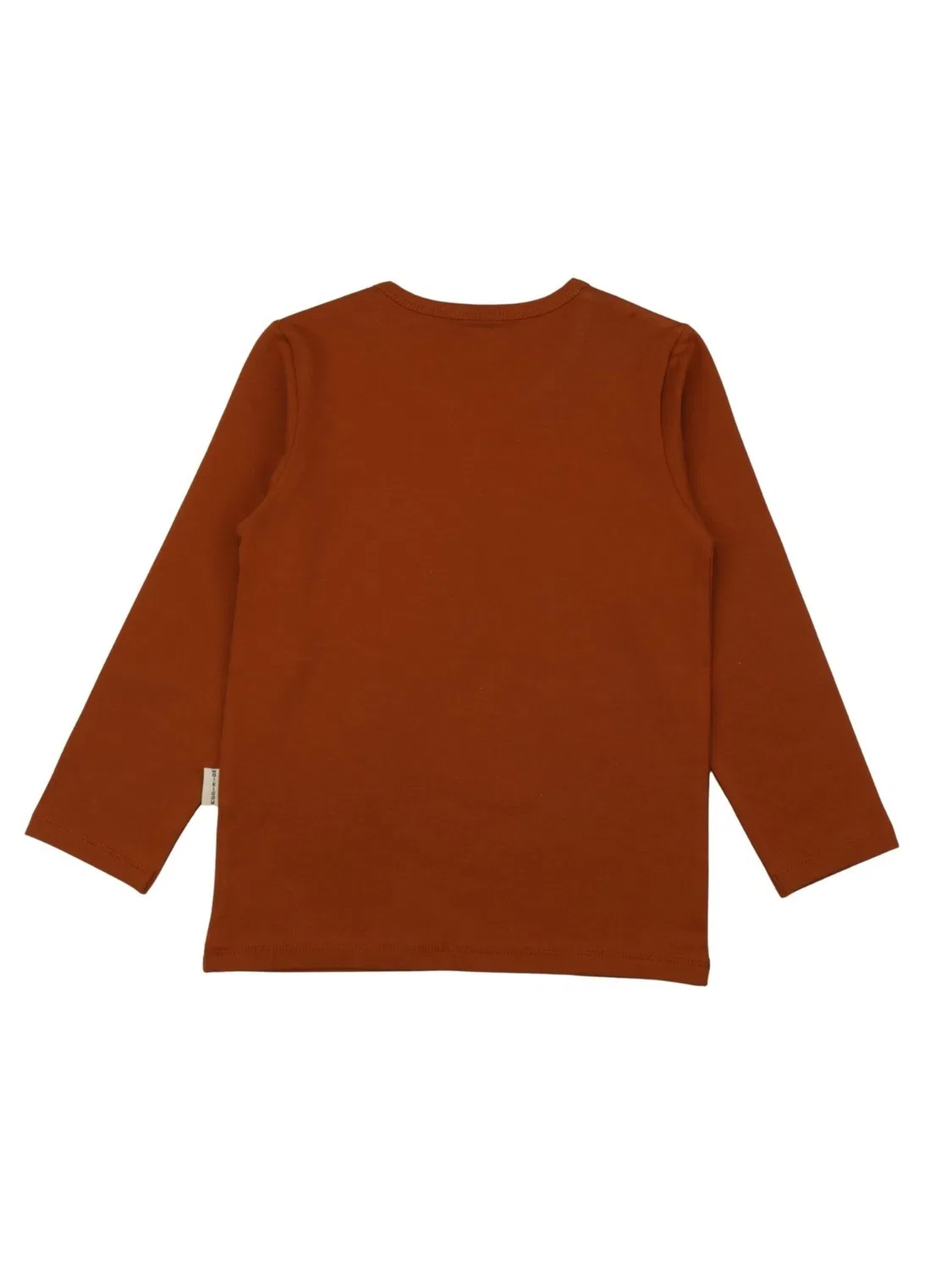 Рубашка Walkiddy Unifarben Shirt коричневого цвета — фото 3