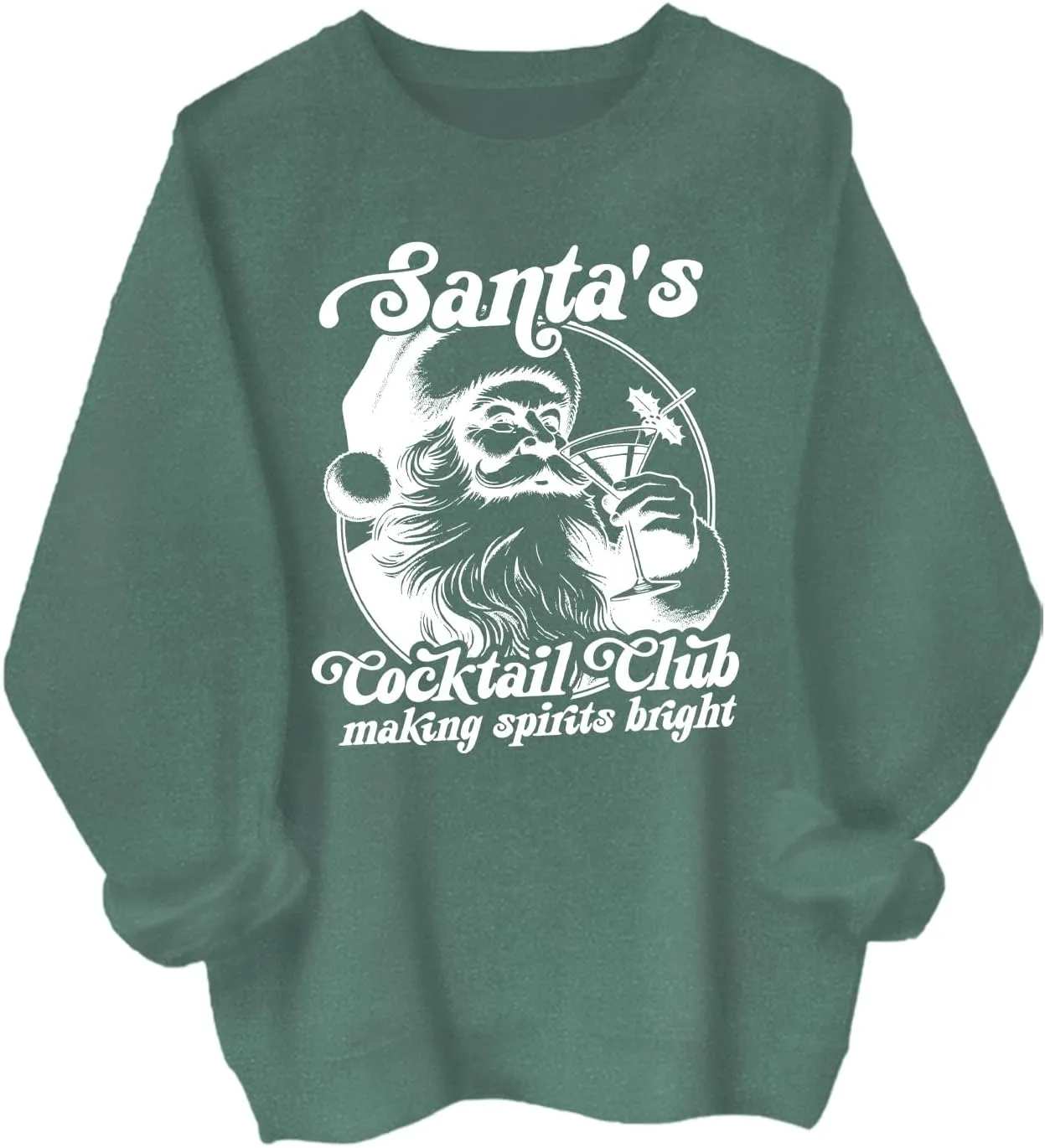 

Свитшот Santa's Cocktail Club рождественский