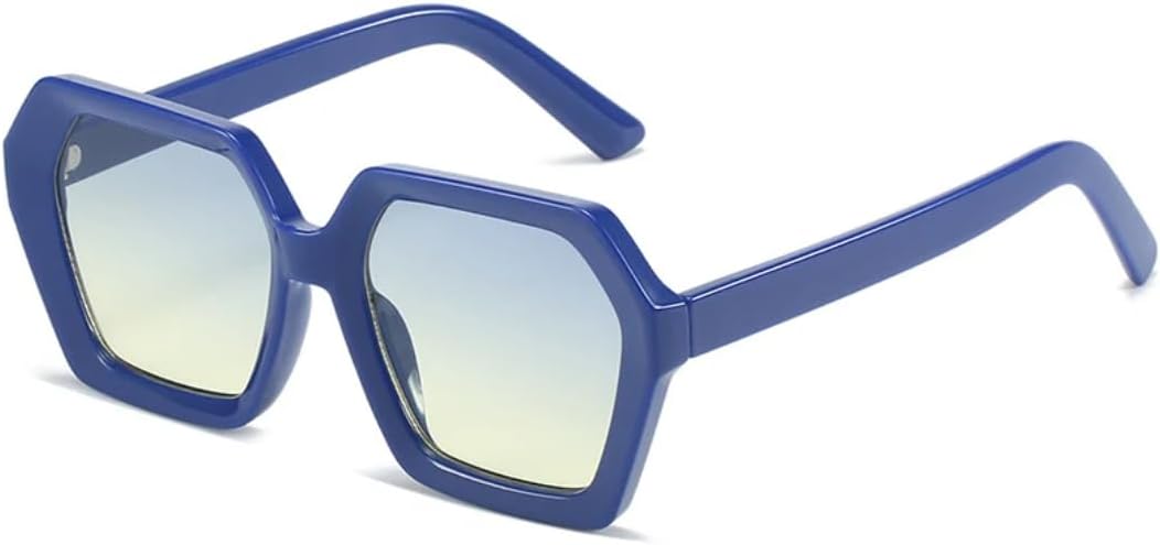 

Солнцезащитные очки с защитой UV400 | Градиентные линзы, большая оправа | Для женщин и мужчин, для занятий спортом на открытом воздухе и путешествий DSVIGF, Blue Green Yellow