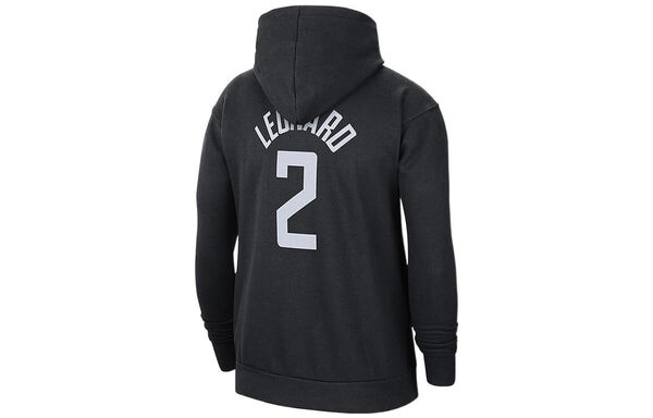 Толстовка Nike NBA City Edition Los Angeles Clippers No. 2 Sports Pullover Hoodie, черный — фото 2