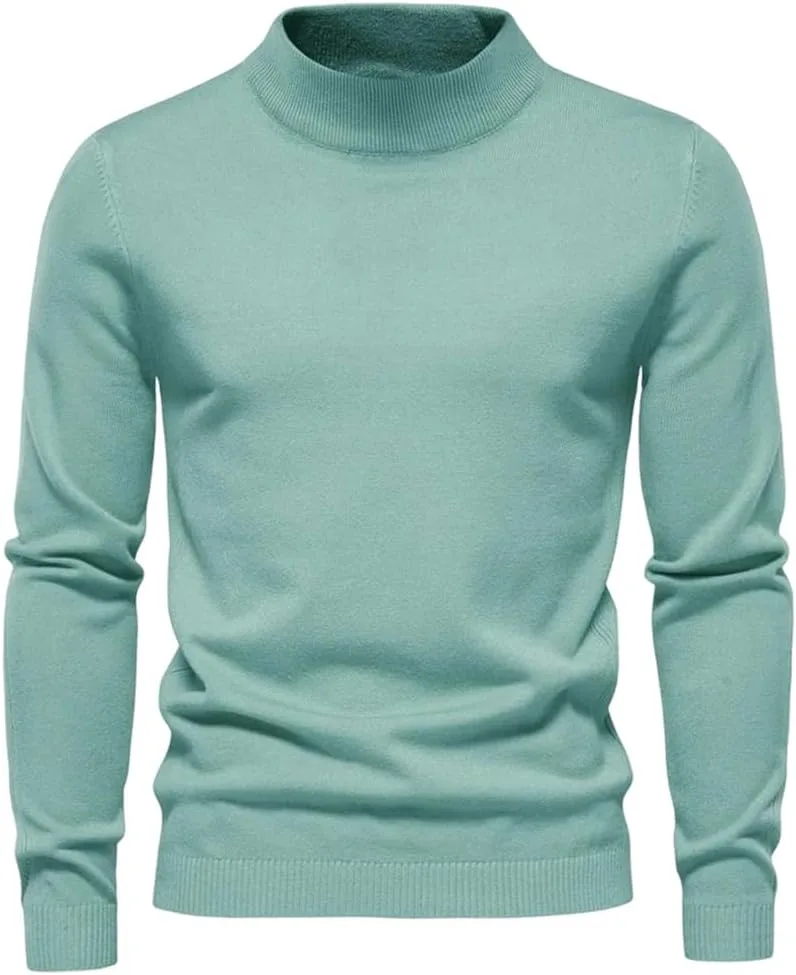 

Мужской зимний водолазный свитер утепленный