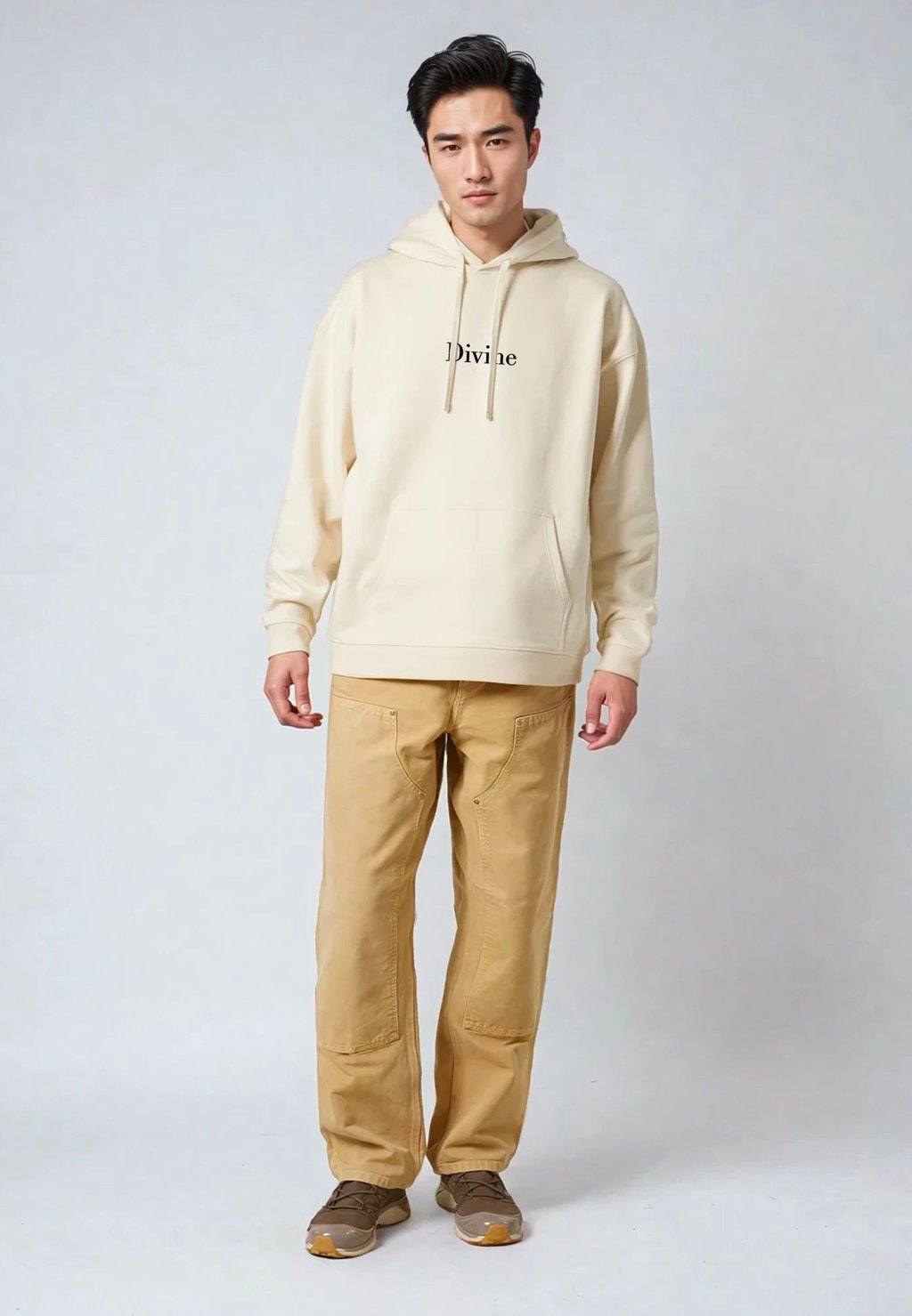 

Толстовка DIVINE EMBROIDERY UNISEX - Hoodie Mira Paris, кремовый