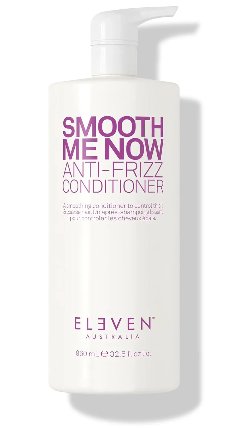 ELEVEN AUSTRALIA Smooth Me Now антистатический кондиционер для женщин и мужчин, для вьющихся и жестких волос, увлажняющий, с маслом авокадо и экстрактом огурца 961 мл