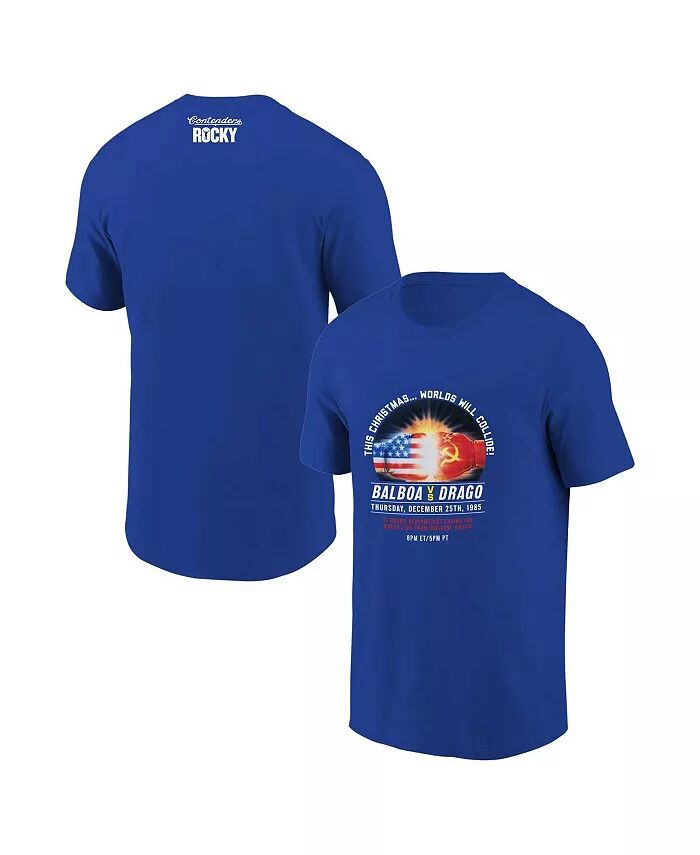 

Футболка мужская и женская Royal Rocky Worlds Will Collide Contenders Clothing