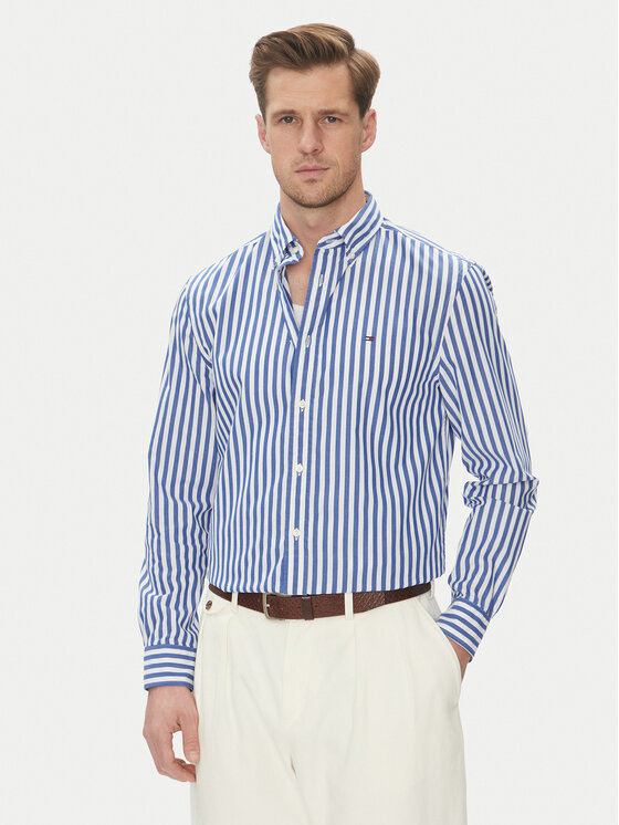 

Рубашка обычного кроя MW0MW39159 Tommy Hilfiger, синий