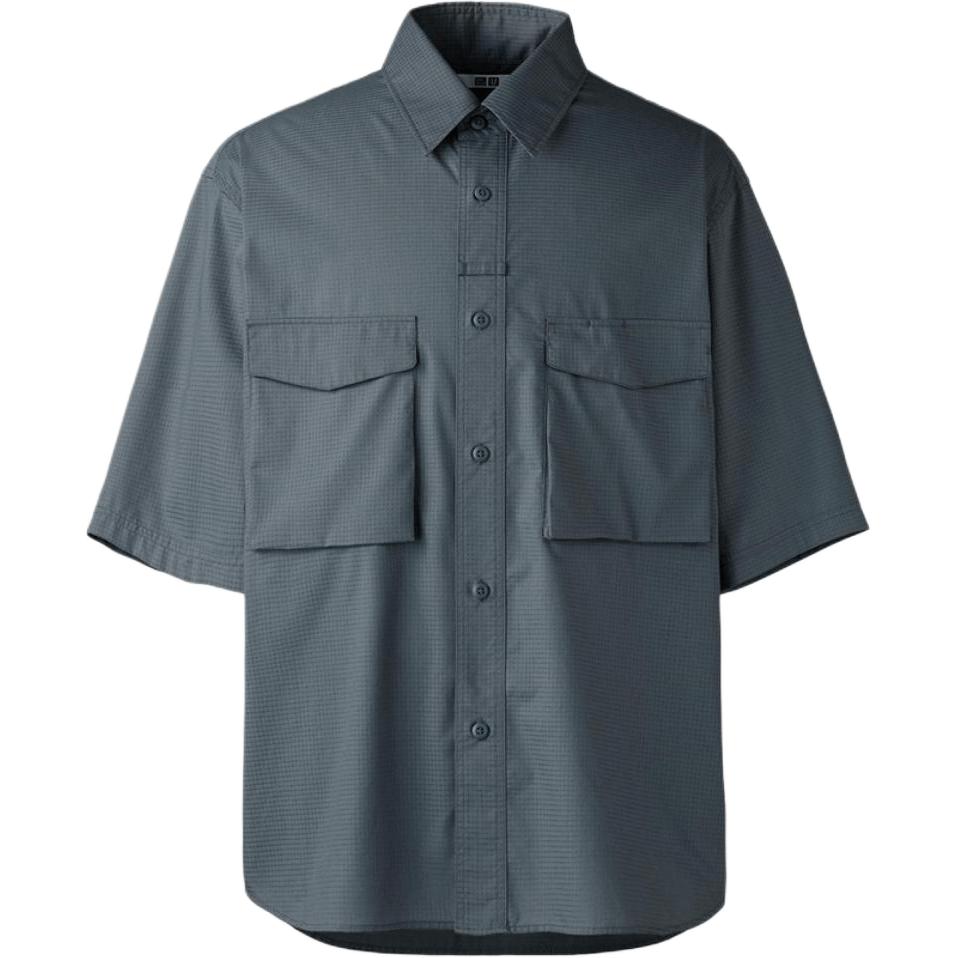 UNIQLO Рубашка Unisex Dark Olive