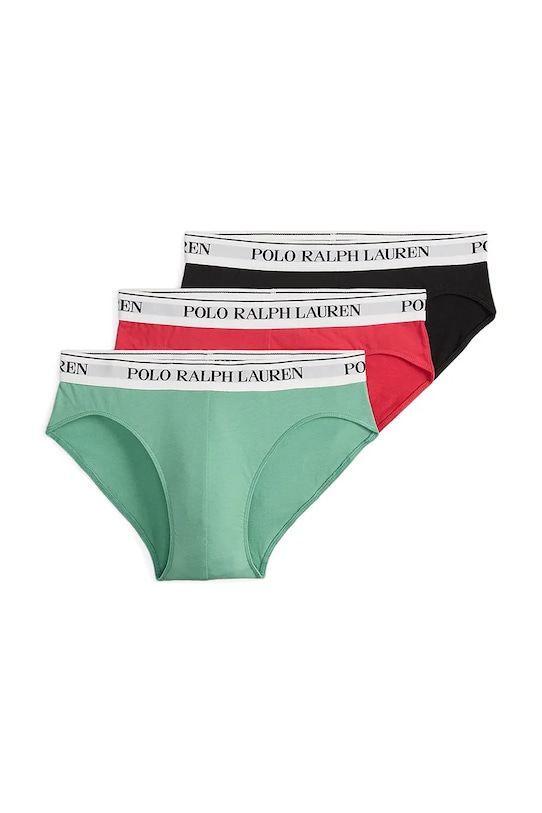 

Трусы 3 шт Polo Ralph Lauren, зеленый