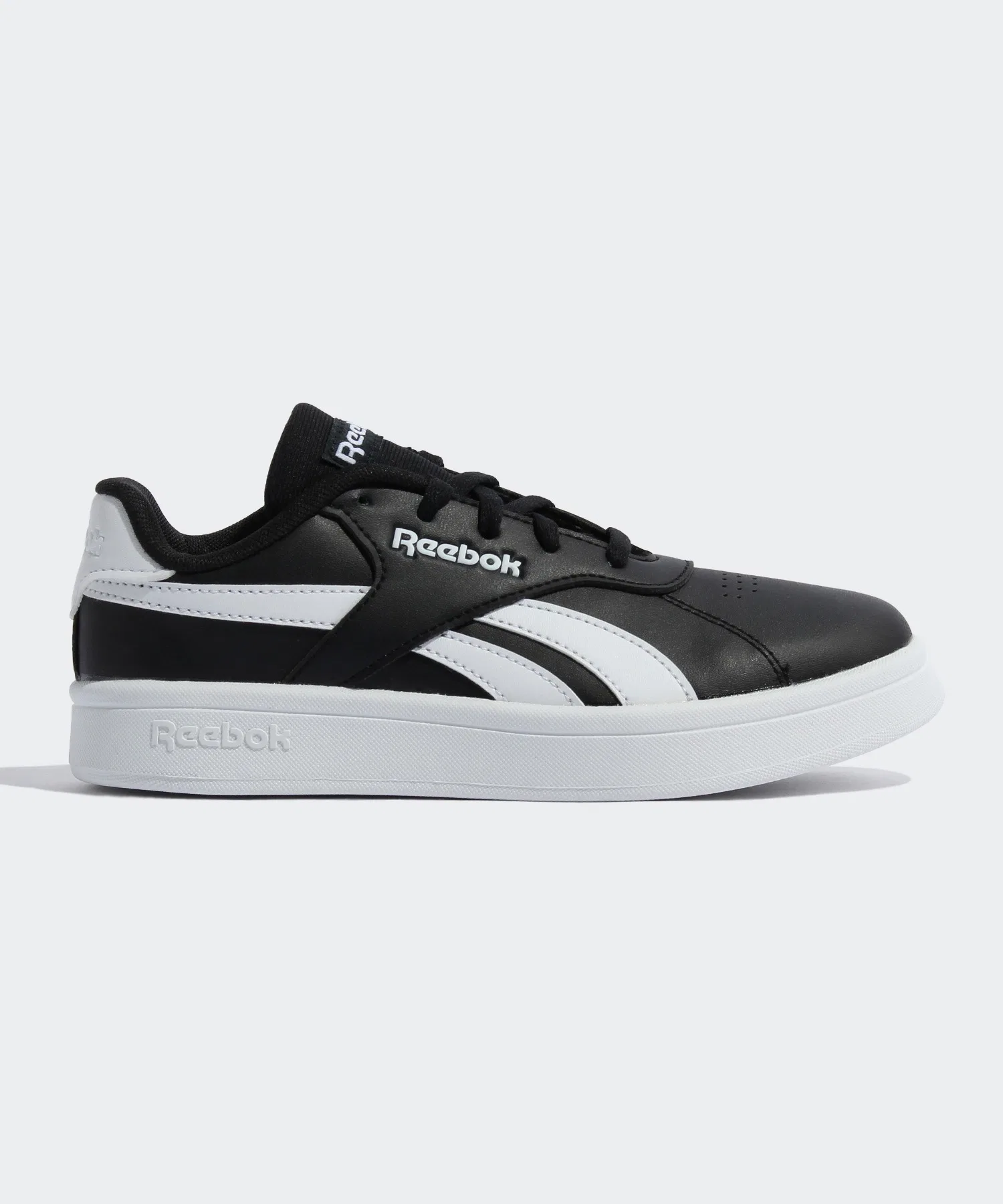 Детские кроссовки Reebok AM Court чёрно-белые