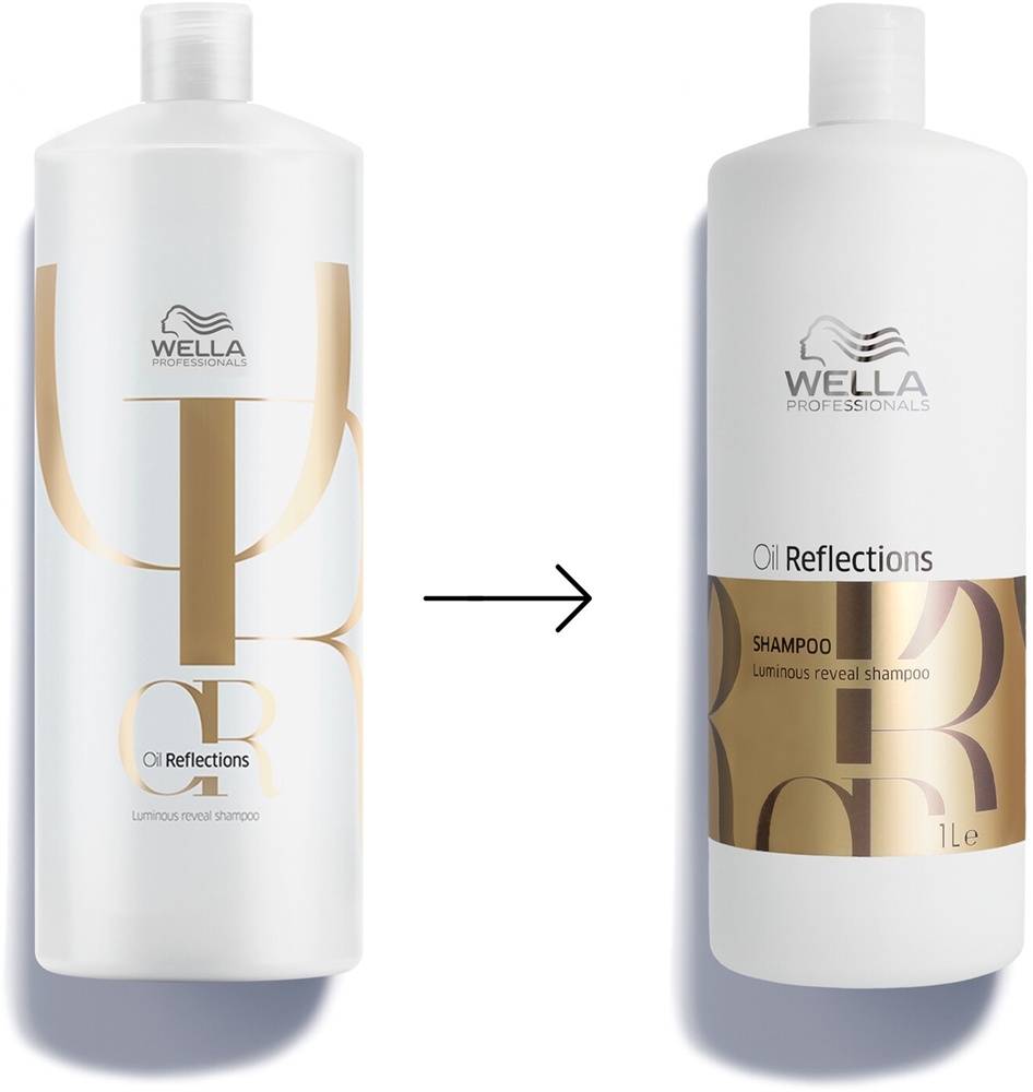 Увлажняющий шампунь Oil Reflections для блеска и мягкости волос Wella Professionals, 1000 мл — фото 3