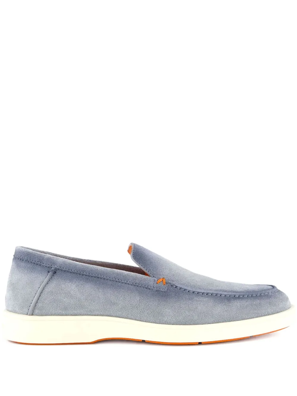 

Замшевые мокасины Santoni, синий