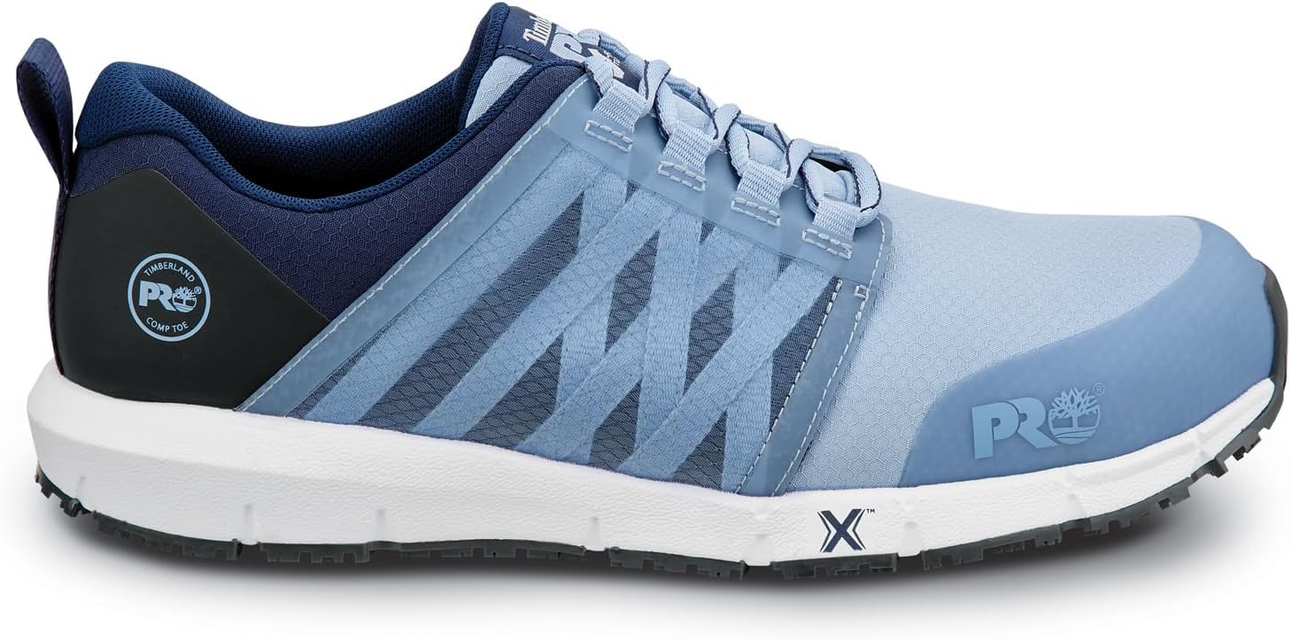 Timberland PRO Radius, мужские, композитный носок, EH, MaxTrax противоскользящая, спортивная, рабочая обувь, Blue Fog — фото 2