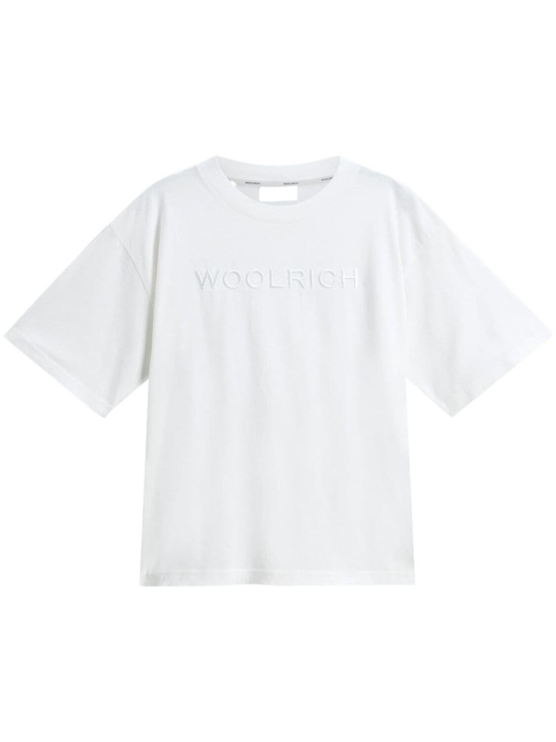 

Woolrich футболка из джерси с флисом, белый