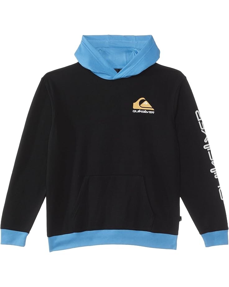 

Худи Quiksilver Kids Omni Logo Block Hoodie, черный