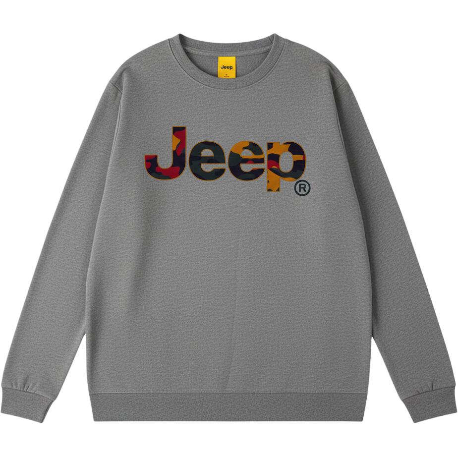 

Свитшот Unisex Crew Neck Moderate Heavyweight Jeep, темно-серый