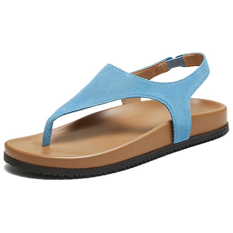 BASTO Женские разноцветные сандалии на одной бретели Small Multicolor Flag Blue, цвет Blue — фото 2
