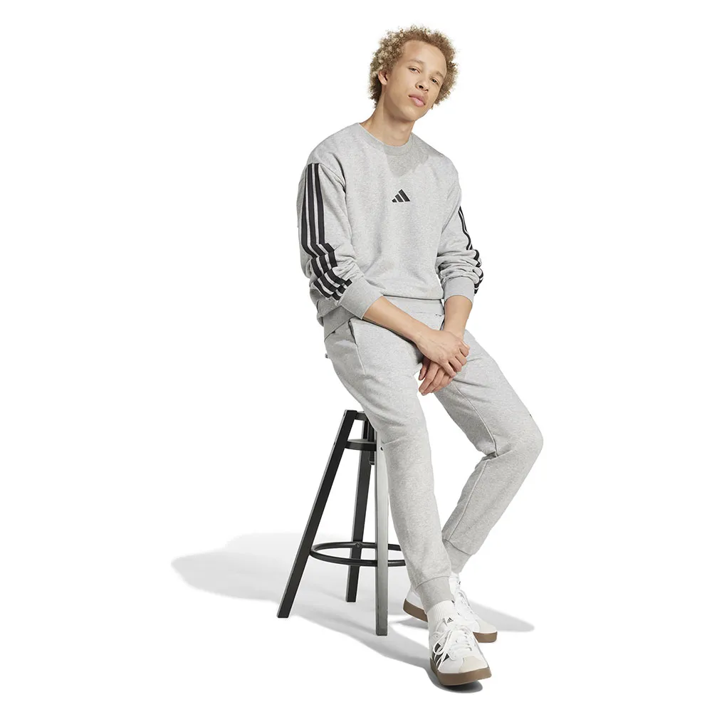 Джоггеры adidas Essentials Big Logo French Terry, серый — фото 4