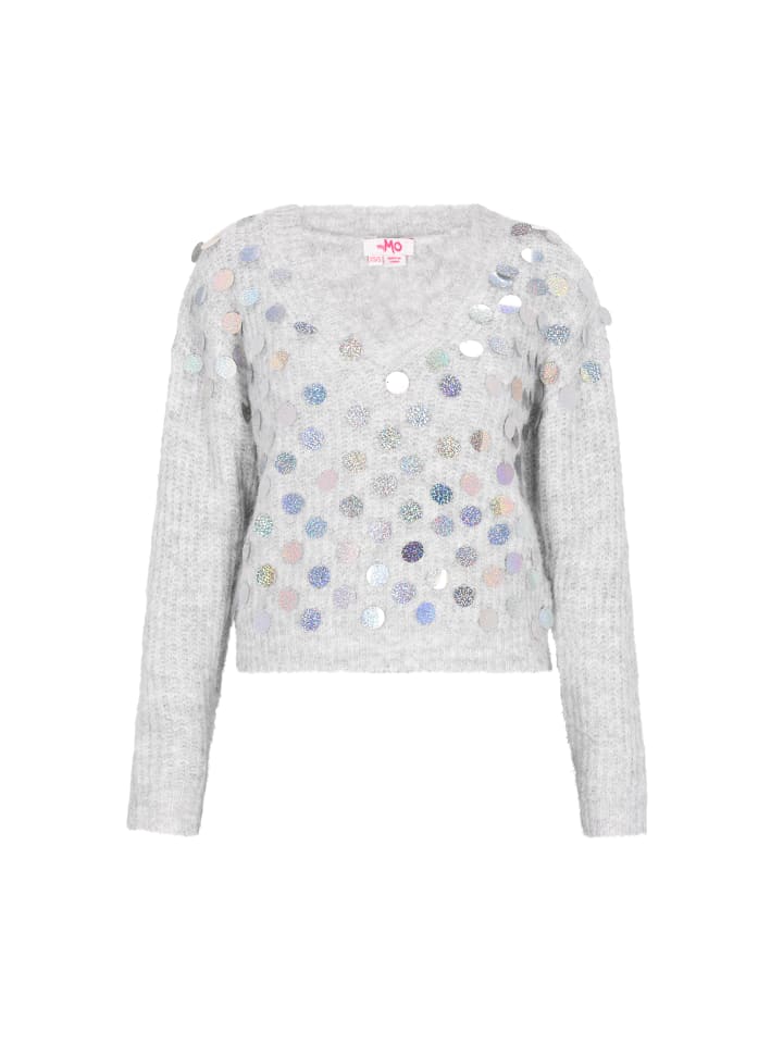 

MyMo Женский свитер светло-серого цвета