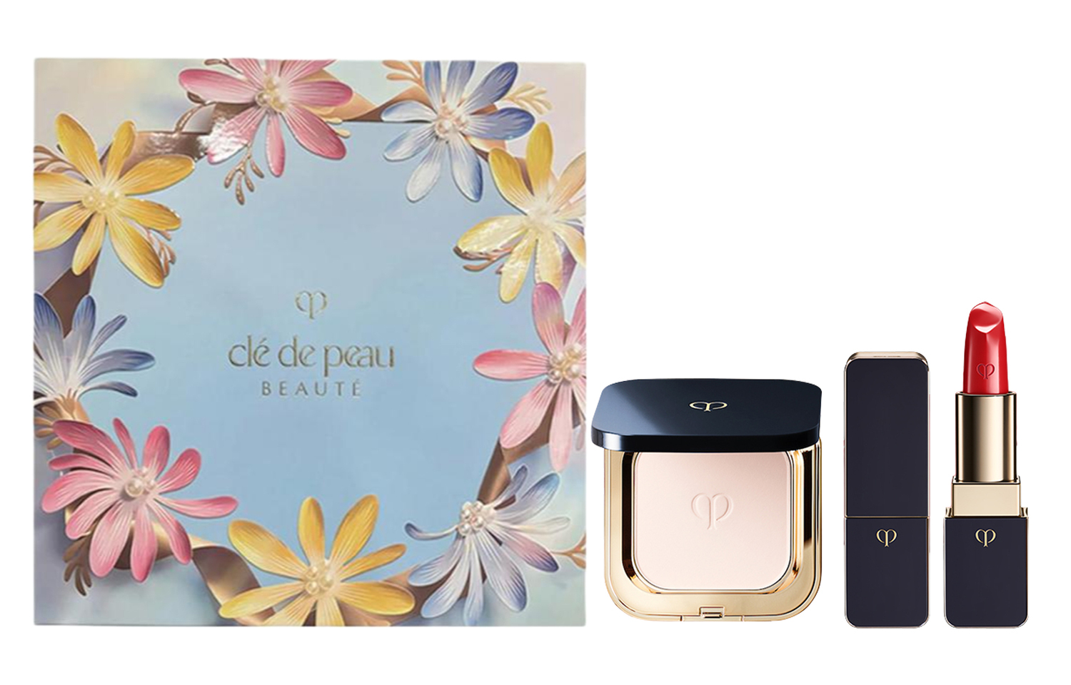 

Clé De Peau Beauté Набор помад radiant pink honey, легко растушевывается, не оставляет следов, 5г+4г