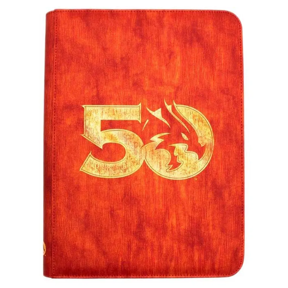 

Страницы для альбома Ultra Pro Dungeons and Dragons, посвященного 50-летию игры, для карточек, оранжевый