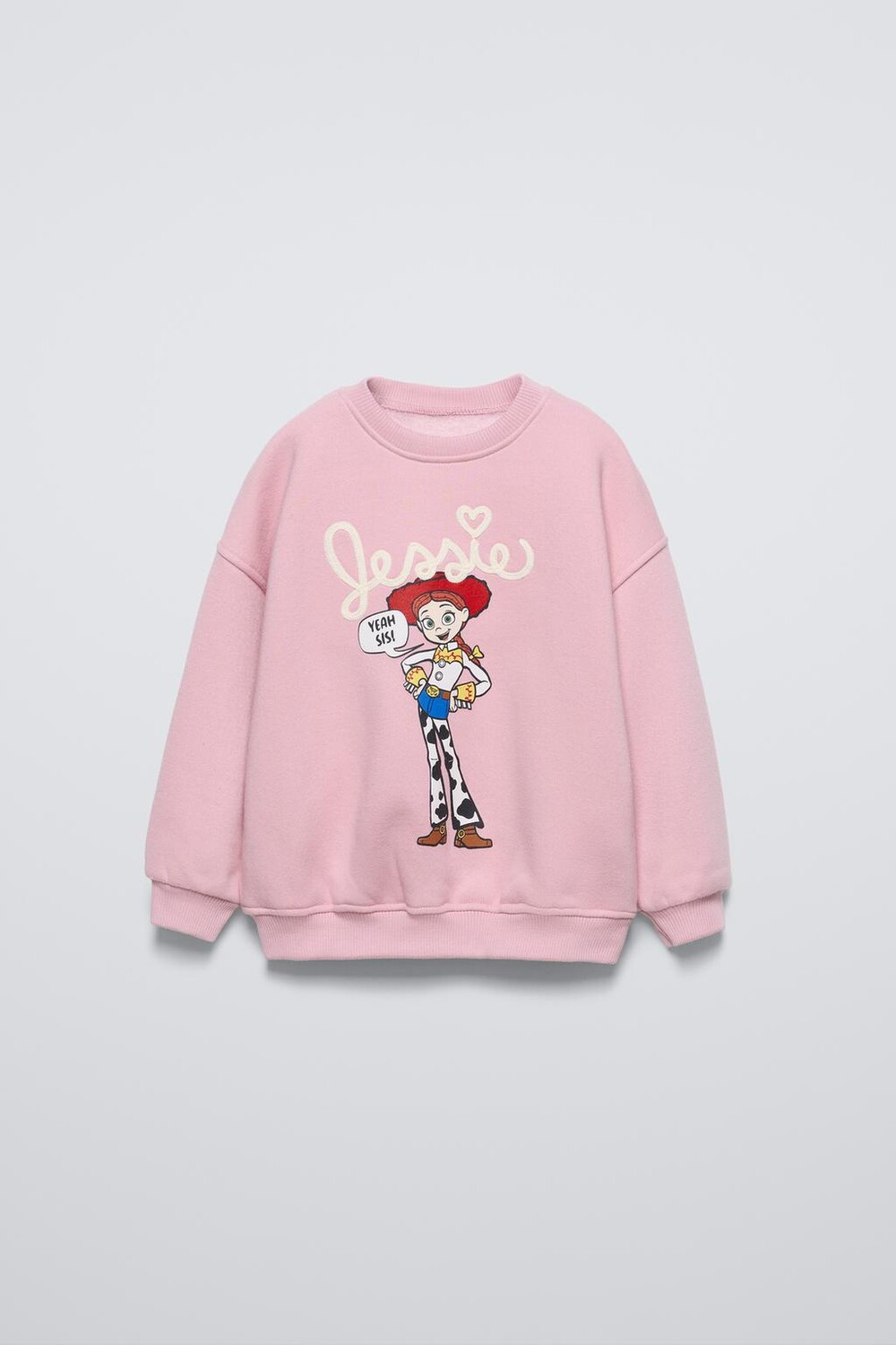 

Джесси история игрушек disney толстовка ZARA, меловый розовый