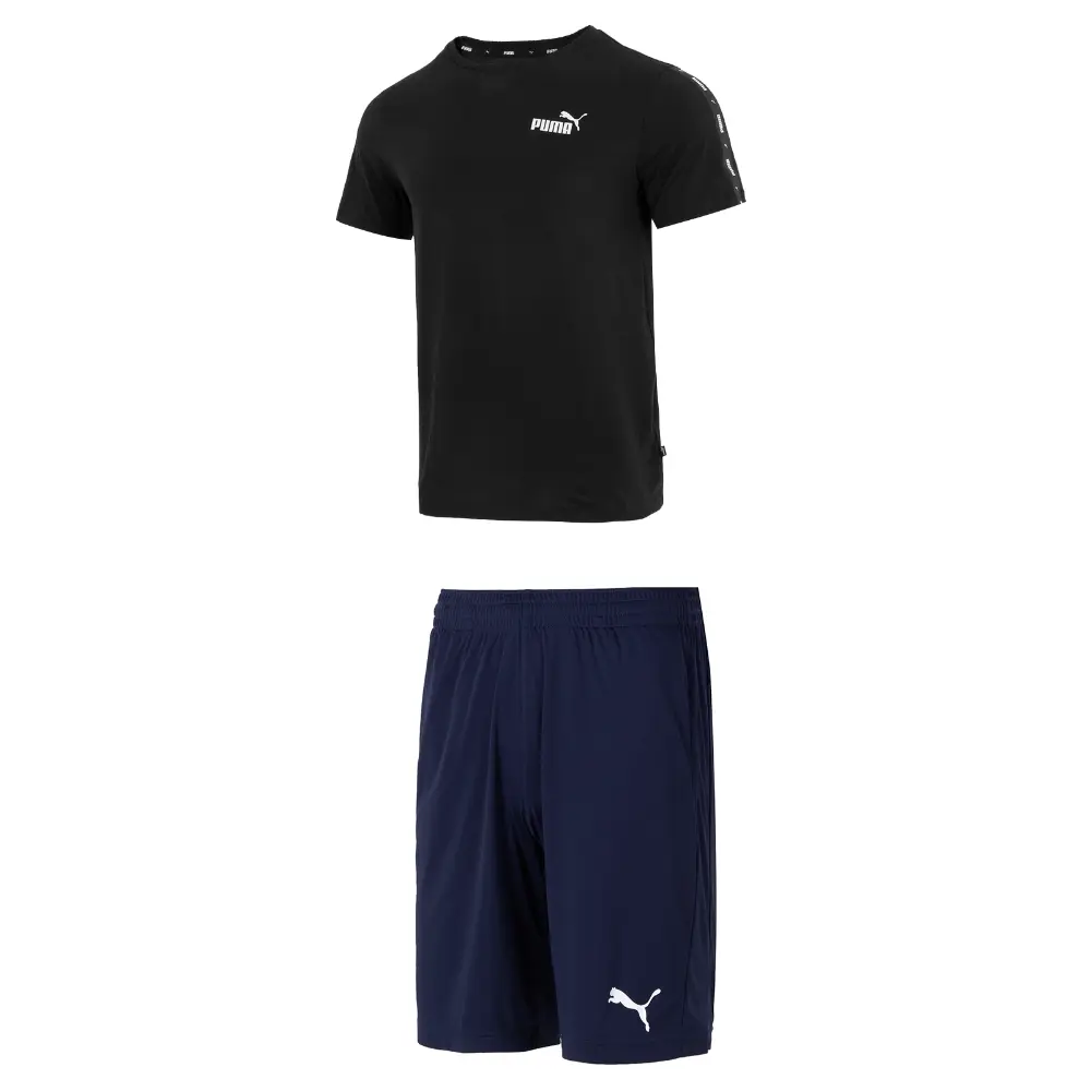 

Повседневная спортивная одежда для мужчин, черный и синий Puma, синий