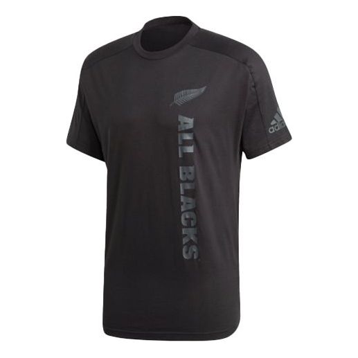 

Футболка ab graphic logo printing sports short sleeve black Adidas, черный
