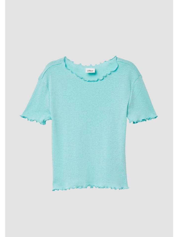 

Футболка цвета 6115_светло-бирюзовый s.Oliver, Зеленый, Футболка цвета 6115_светло-бирюзовый s.Oliver