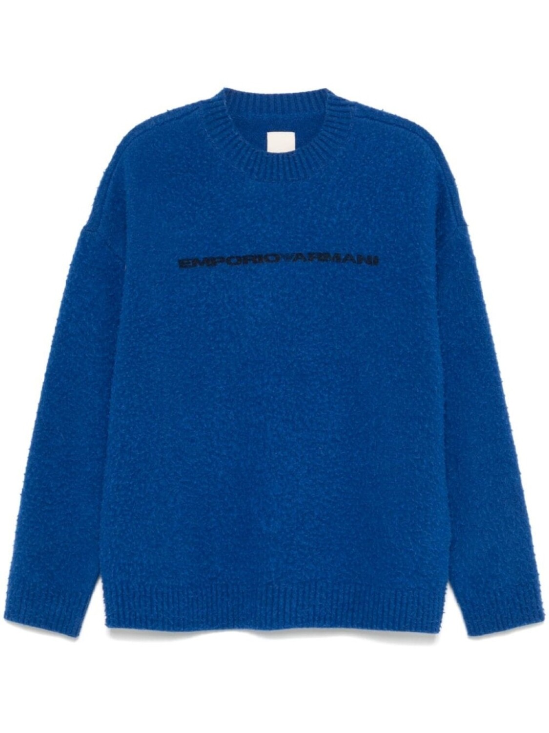 

Свитер с логотипом Emporio Armani, синий