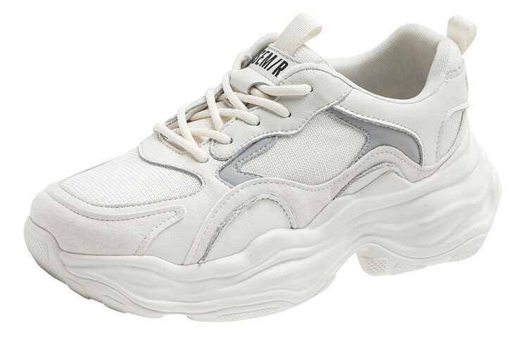 

Кроссовки женские толстые низкие Semir, цвет Gray White