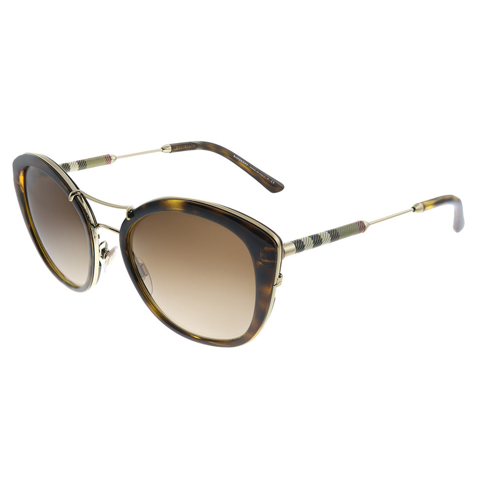 

Burberry BE 4251Q 300213 женские круглые солнцезащитные очки, цвет dark havana