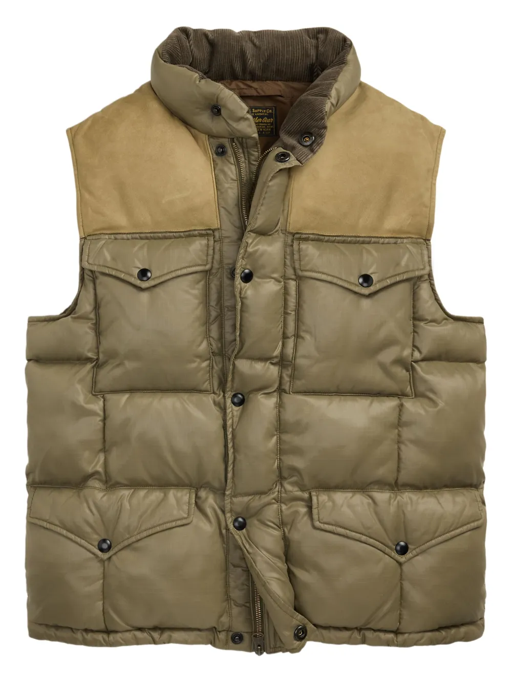 

Дутый жилет Ralph Lauren Rrl, зеленый