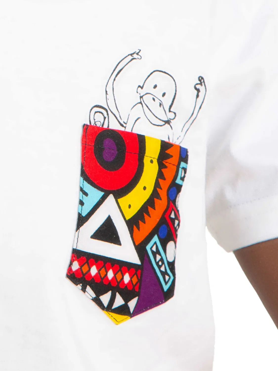 Футболка 'NYANI' Kipepeo Clothing, White — фото 2