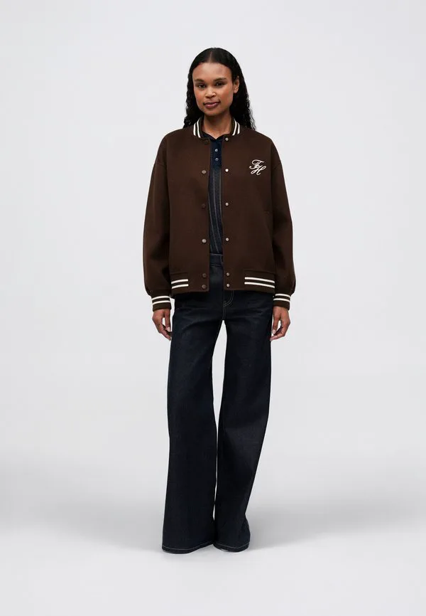 Двусторонняя шерстяная куртка-бомбер Tommy Hilfiger, Legacy Brown — фото 2
