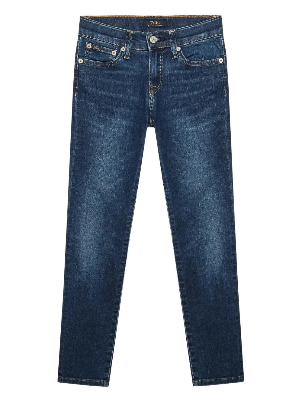 

Джинсы из денима Aubrie Polo Ralph Lauren Kids, синий