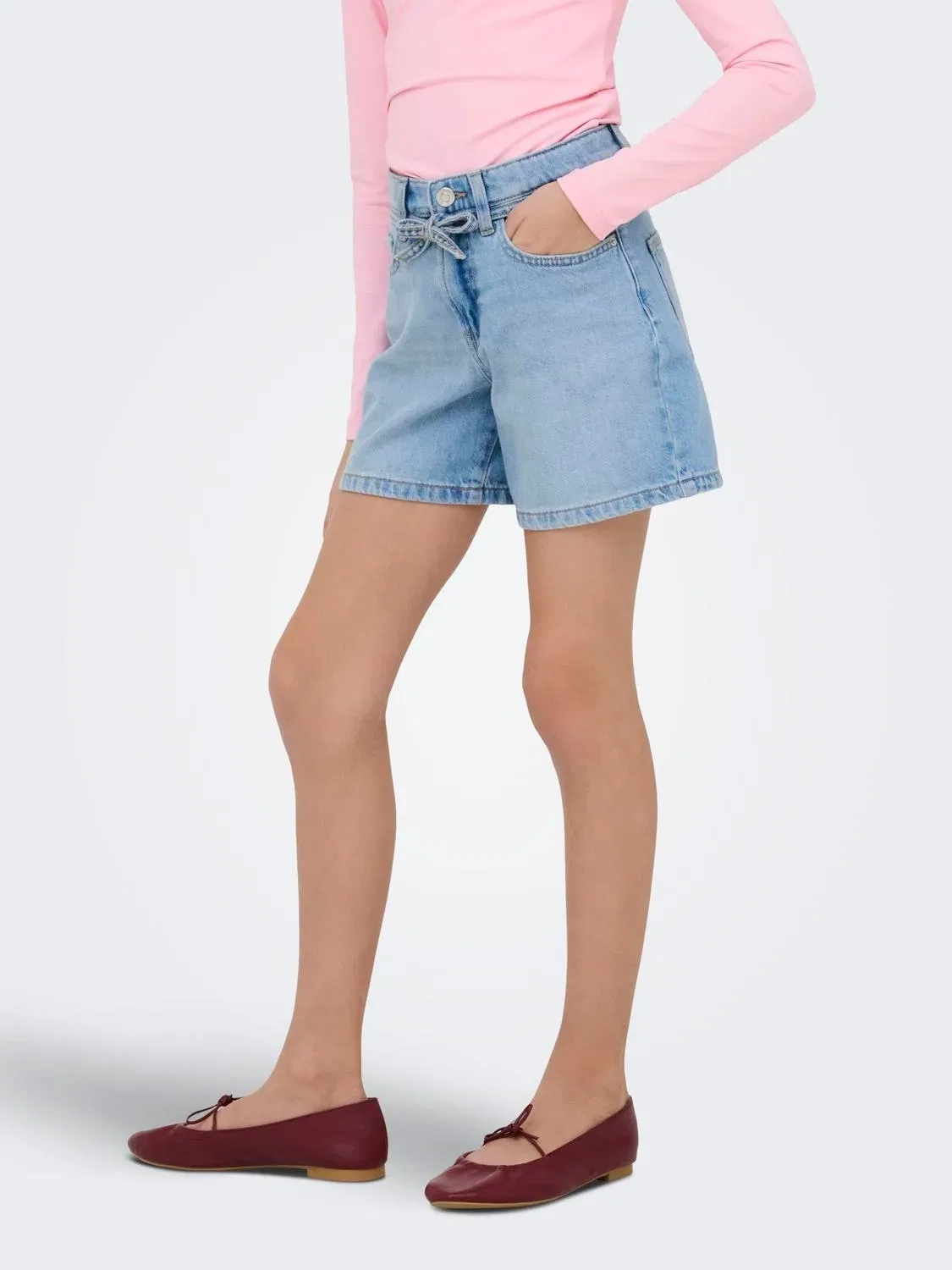 Шорты джинсовые KIDS ONLY, light blue denim — фото 4