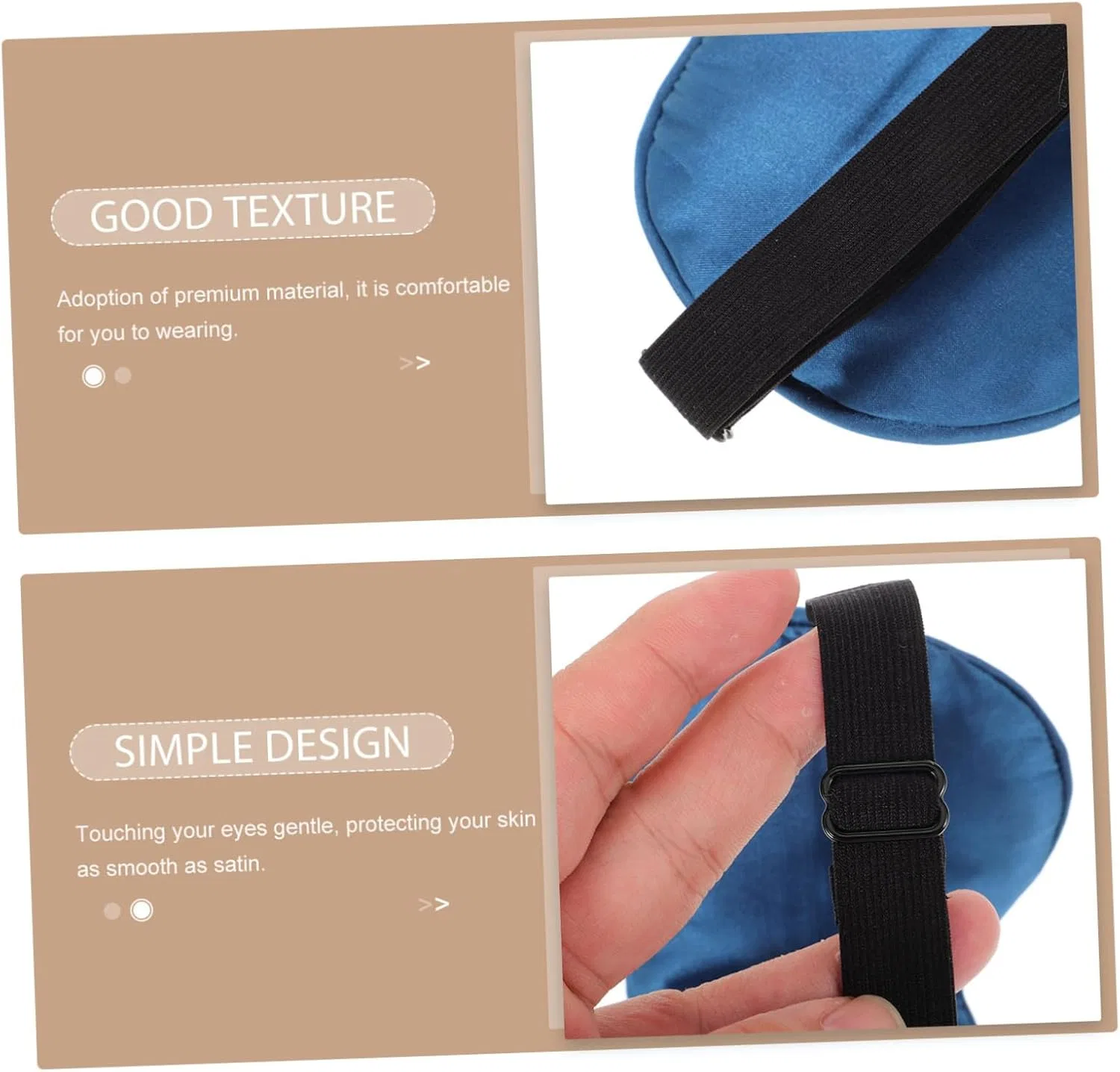 Маска для лица KOMBIUDA — Для сна Eye Mask Blue — фото 4