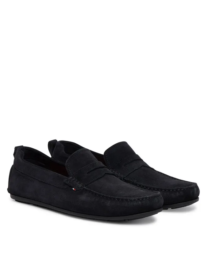 Tommy Hilfiger Мокасины Core Hilfiger Suede Driver FM0FM05789 темно-синие — фото 2