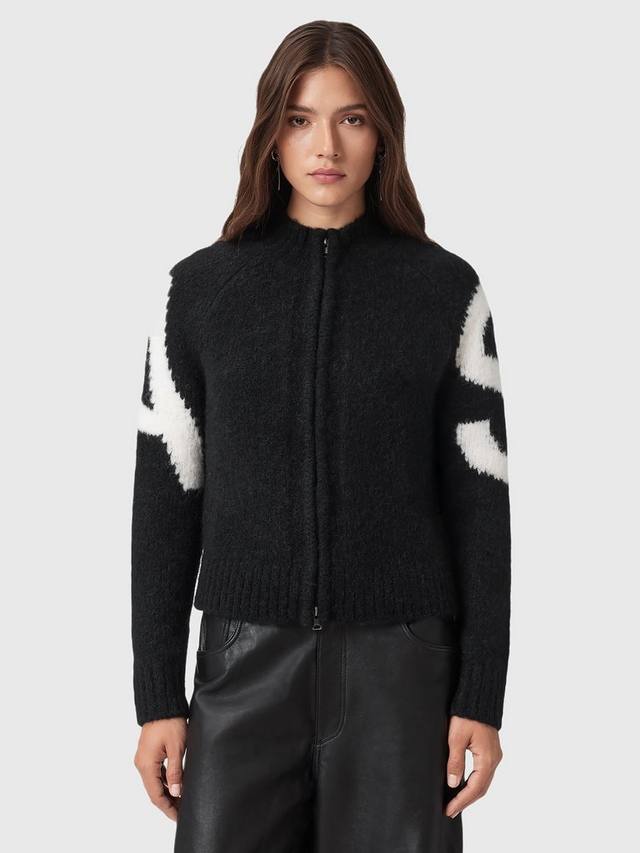 

Кардиган Sylvie на молнии из смесовой альпаки AllSaints