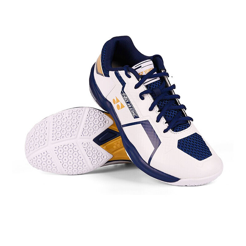 Кроссовки YONEX Badminton Shoes Men Low-top White/Dark Blue, белый/темно-синий — фото 4