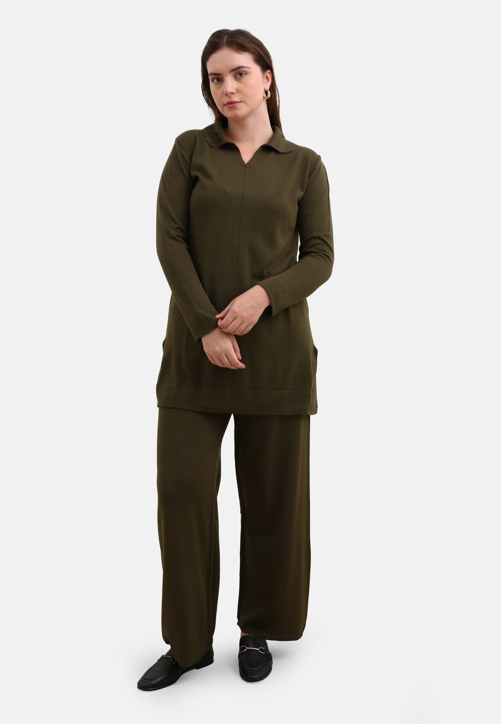 

Брюки ALIA SET - Long sleeved top Modanisa, хаки