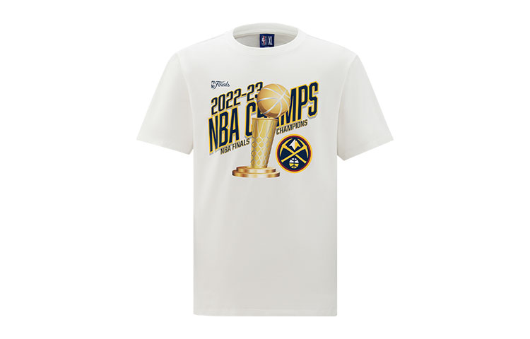 

Футболка с втачным рукавом унисекс белая NBA