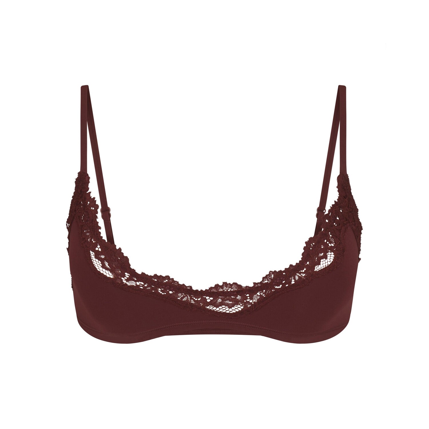 

Бюстгальтер scoop SKIMS, цвет oxblood