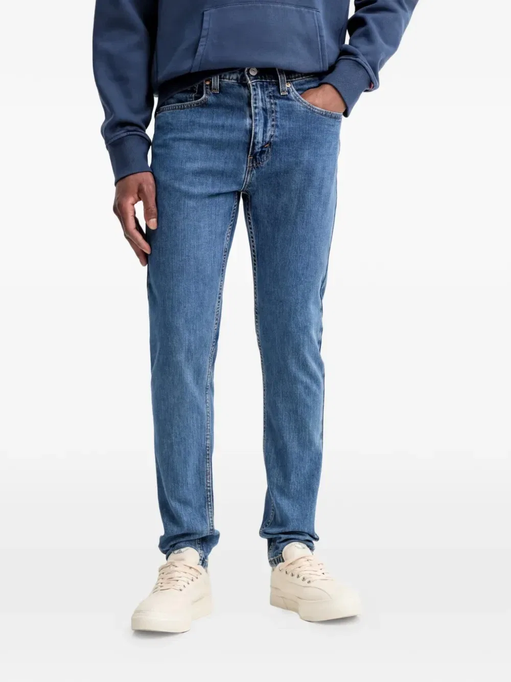 Зауженные джинсы 515 кроя слим Levi's, синий