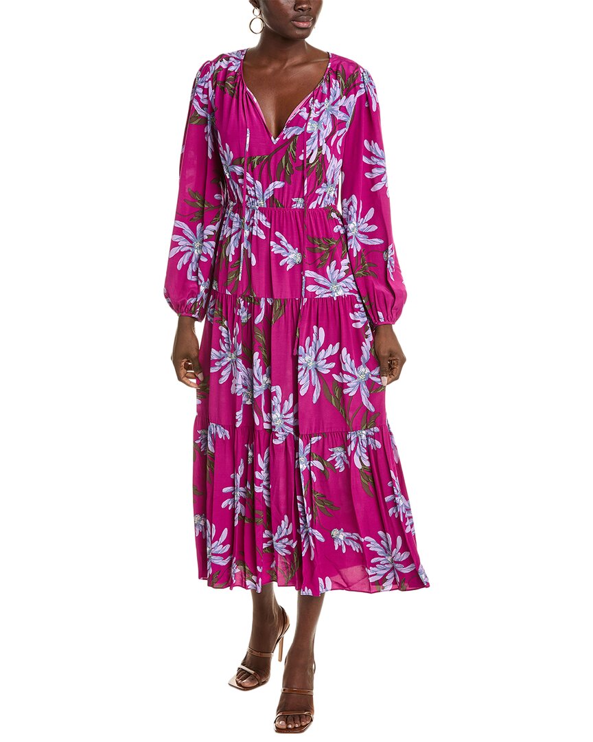 

Платье миди Diane von Furstenberg Dominique, фиолетовый